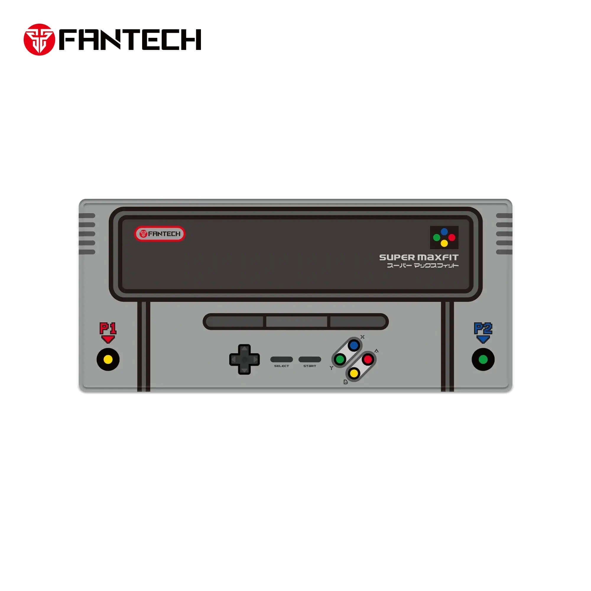 Fantech Super Maxfit gaming mousepad, retro console design. Fantech Super Maxfit gaming mousepad, retro console design.
